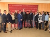 From left: Matt Iseman, Chancellor Eloy Oakley, Gerard Robinson, Jodi Grant, Mayor Jennifer Roberts, Governor Arnold Schwarzenegger, JJ Watt, Mario Lopez, Van Jones, Bonnie Reiss, Ben Paul, Micheal Be