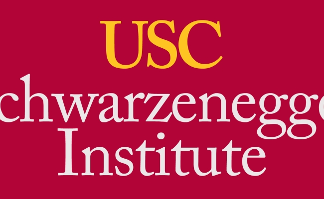 President of France Emmanuel Macron and Governor Arnold Schwarzenegger