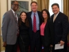Former Indiana Senator Evan Bayh joined the Schwarzenegger Institute for a luncheon at the Widney Alumni House.