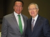 Governor Schwarzenegger and Senate Majority Leader Harry Reid at the Clean Energy Summit