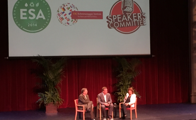 Terry Tamminen, Governor Arnold Schwarzenegger, Bonnie Reiss