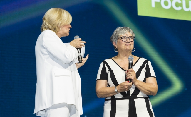 California Air Resources Board Chair Mary Nichols discusses California's role in fighting climate change with the WHO Director of Public Health and Environment Maria Neira.