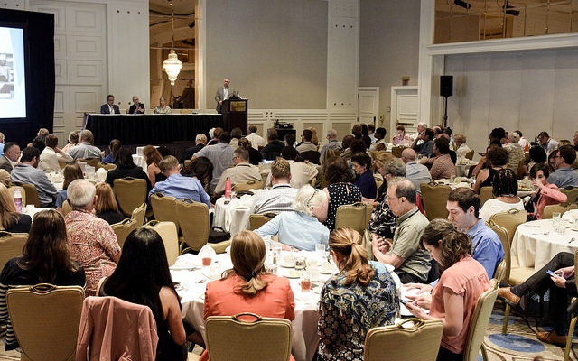 Senator Fran Pavley talks about California's environmental achievements at the NCEL National Issues Forum