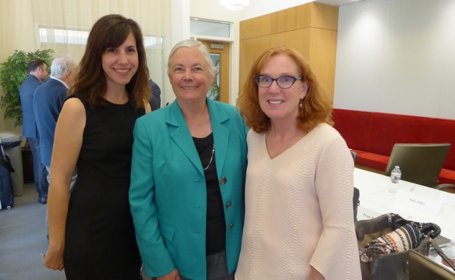 Elizabeth Ashford, Senator Fran Pavley, Eileen Tutt