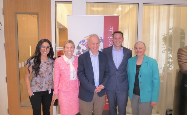 Francisca Martinez, Mebus Behrle, Nick Jelley, Conyers Davis, Senator Fran Pavley