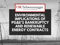 Environmental Implications of PG&E’s Bankruptcy and Renewable Energy Contracts