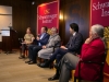 Moderator Emily Wimberger discusses environmental policies with former California Governor Arnold Schwarzenegger, CARB Chair Mary Nichols, and former Senators Kevin de León and Fran Pavley.