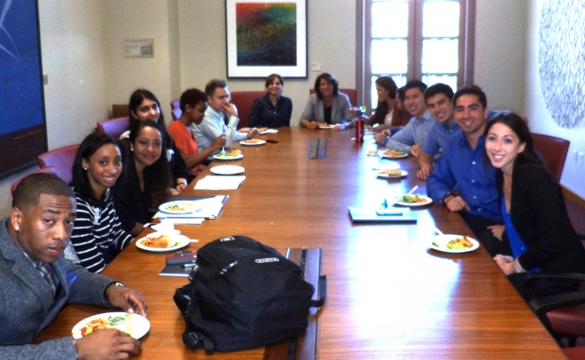 Schwarzenegger Institute Global Director Bonnie Reiss leads USC students in Education Policy discussion