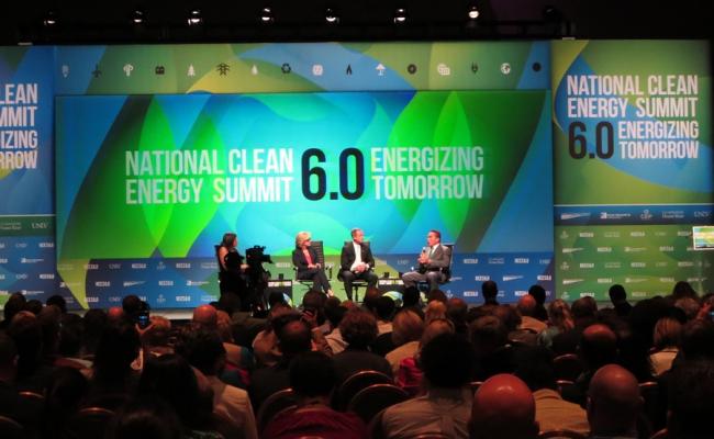 Governor Schwarzenegger, Maryland Governor Martin O'Malley and former Michigan Governor Jennifer Granholm at the Clean Energy Summit